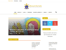 Tablet Screenshot of diocesesaocarlos.org.br